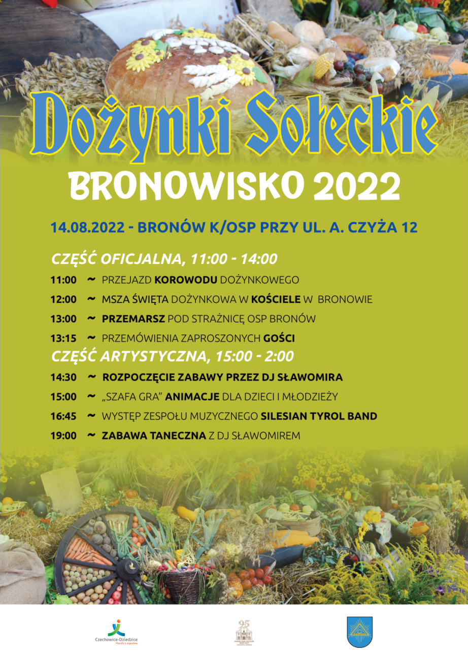 plakat zawierający pełny program Bronowiska