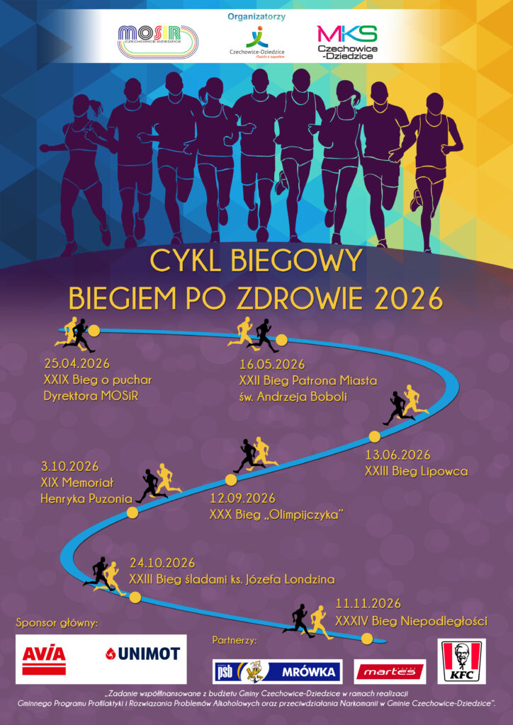 Plakat Cykl Biegowy