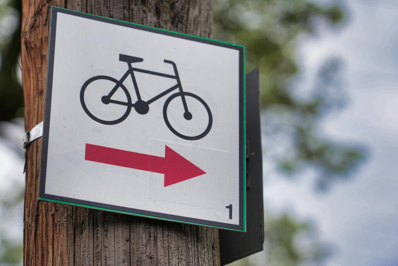 znak trasy rowerowej
