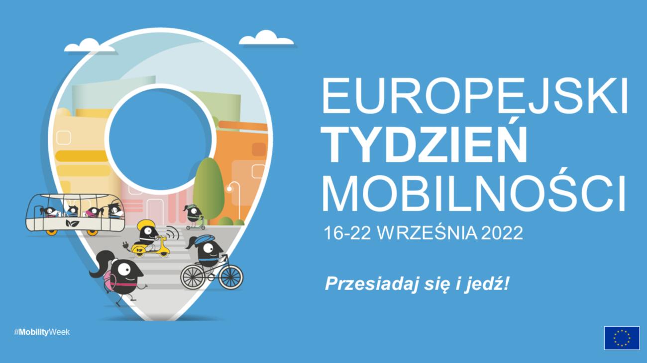plakat europejskiego tygodnia mobilności