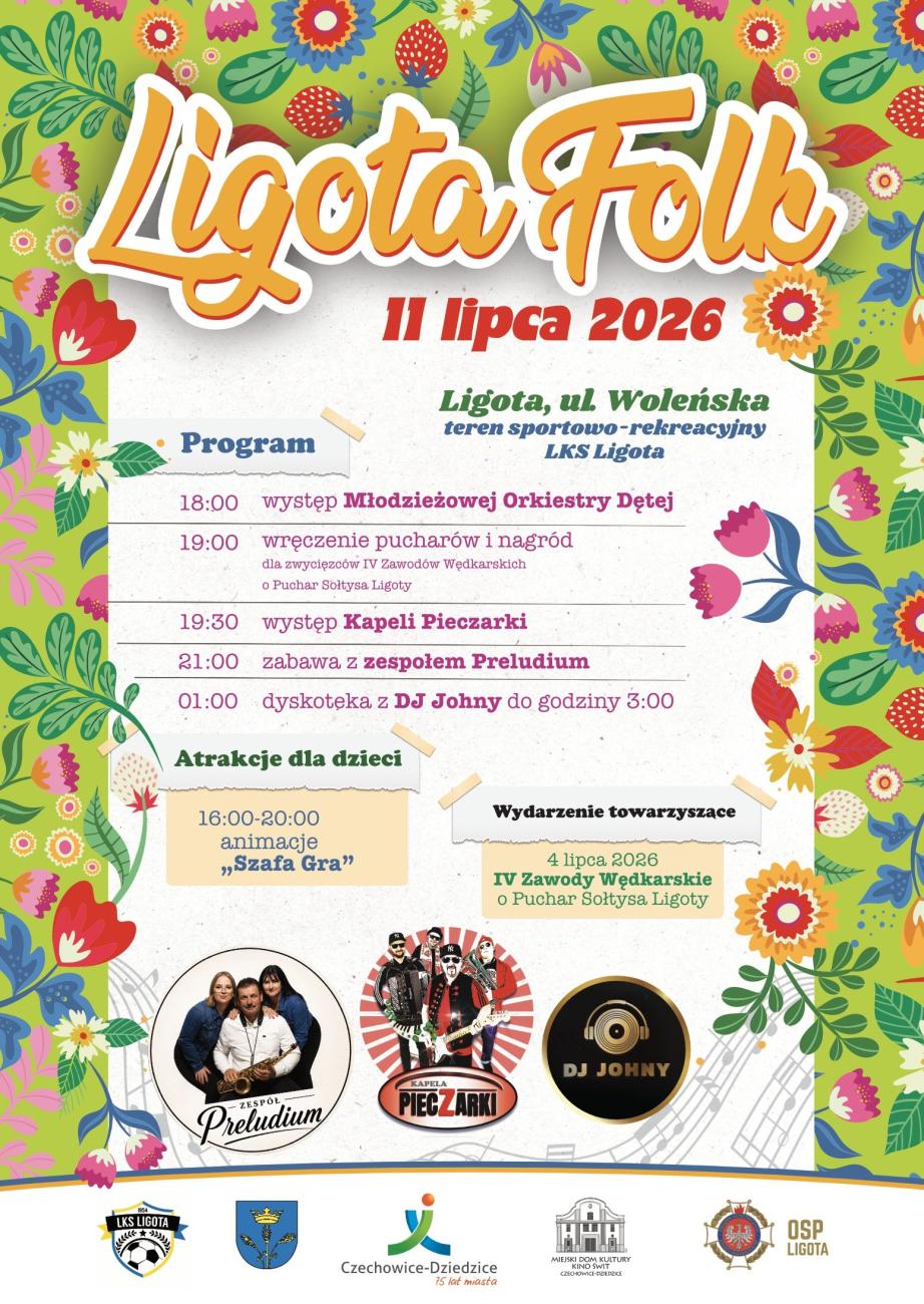 plakat wydarzenia Ligota Folk