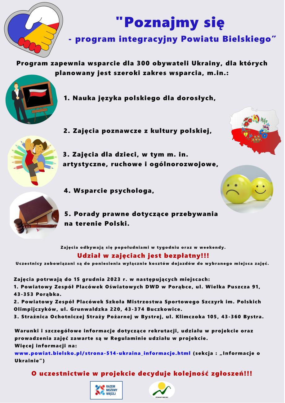 plakat informacyjny polska
