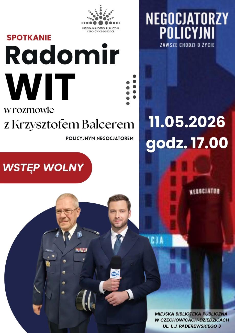 Plakat z Radomirem Witem