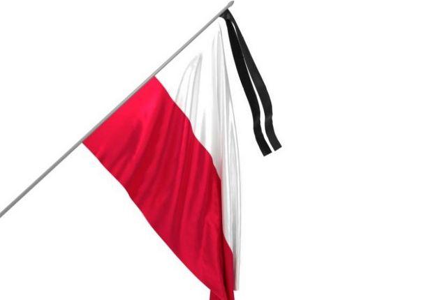 Flaga Polski z kirem