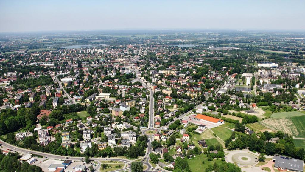 Zdjęcie miasta z powietrza