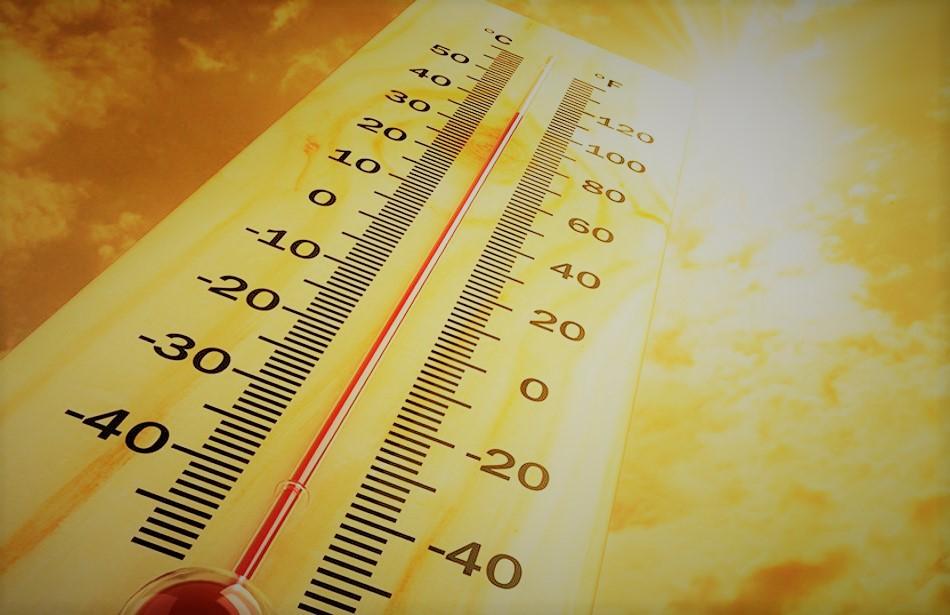 termometr i słońce