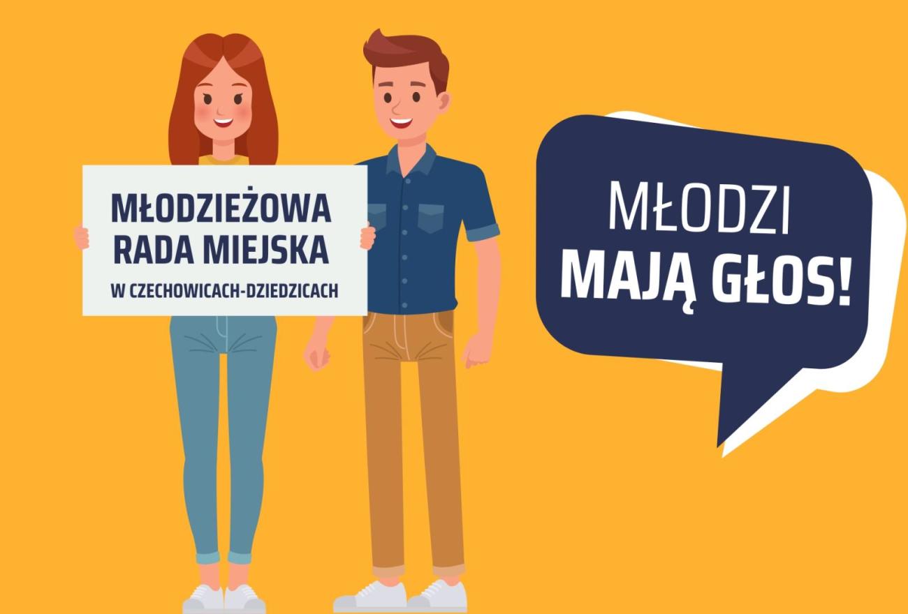 baner wyborów do Młodzieżowej Rady Miejskiej w Czechowicach-Dziedzicach