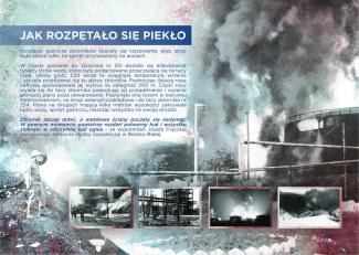 tablica na temat 50. rocznicy pożaru rafinerii