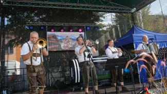 na scenie: zespół Silesian Tyrol Band