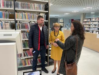 mer Irpienia w Miejskiej Bibliotece Publicznej w Czechowicach-Dziedzicach