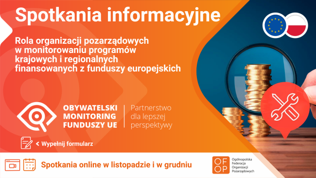 baner informacyjny ogólnopolskiej federacji organizacji pozarządowych 